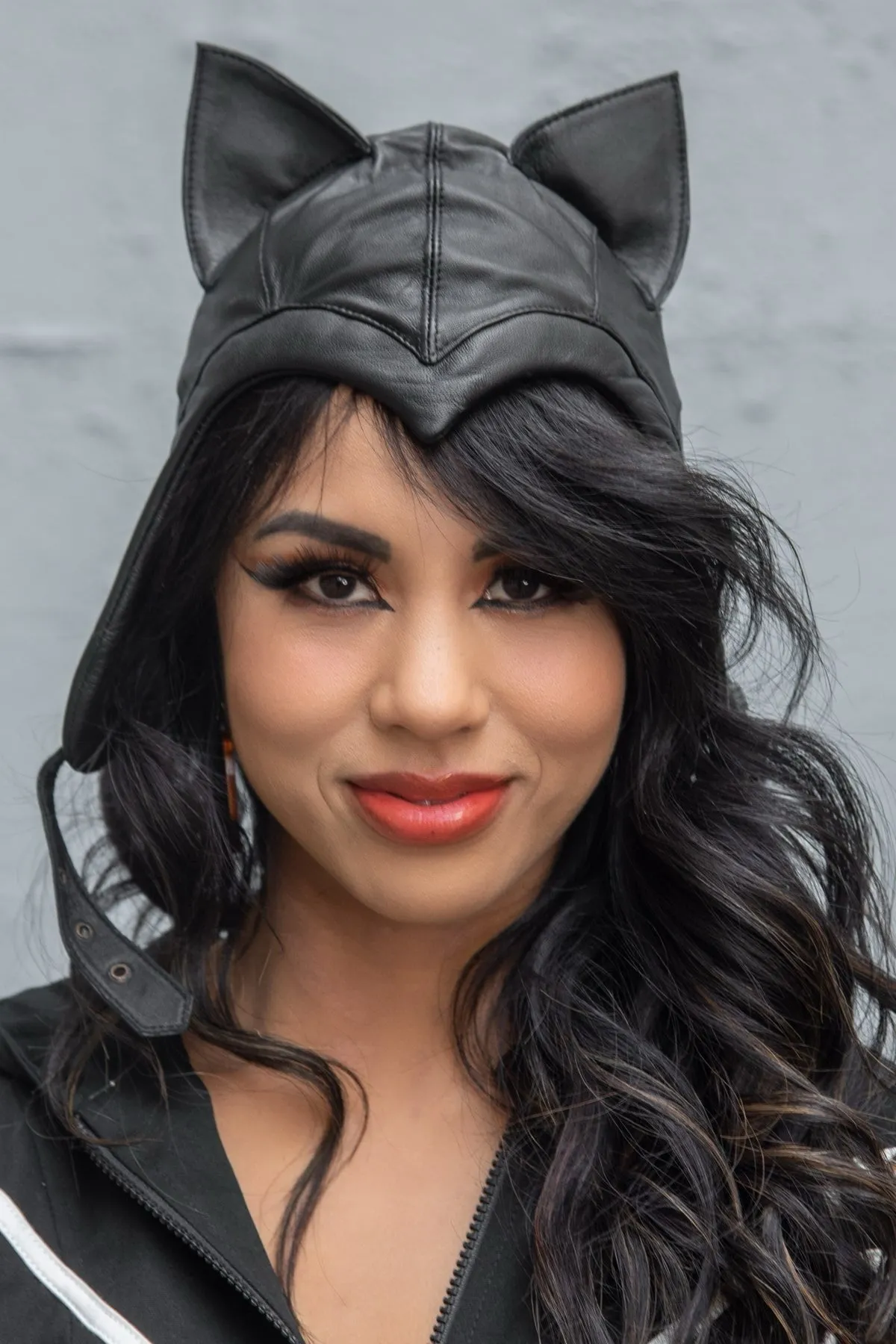5D x Eyecon Cat Flight Helmet - leather