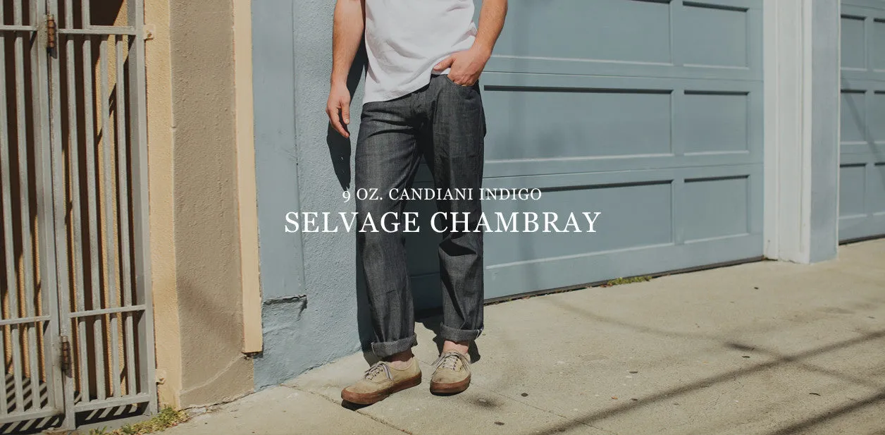 9 Oz. Candiani Italian Selvage Chambray - Slim Fit