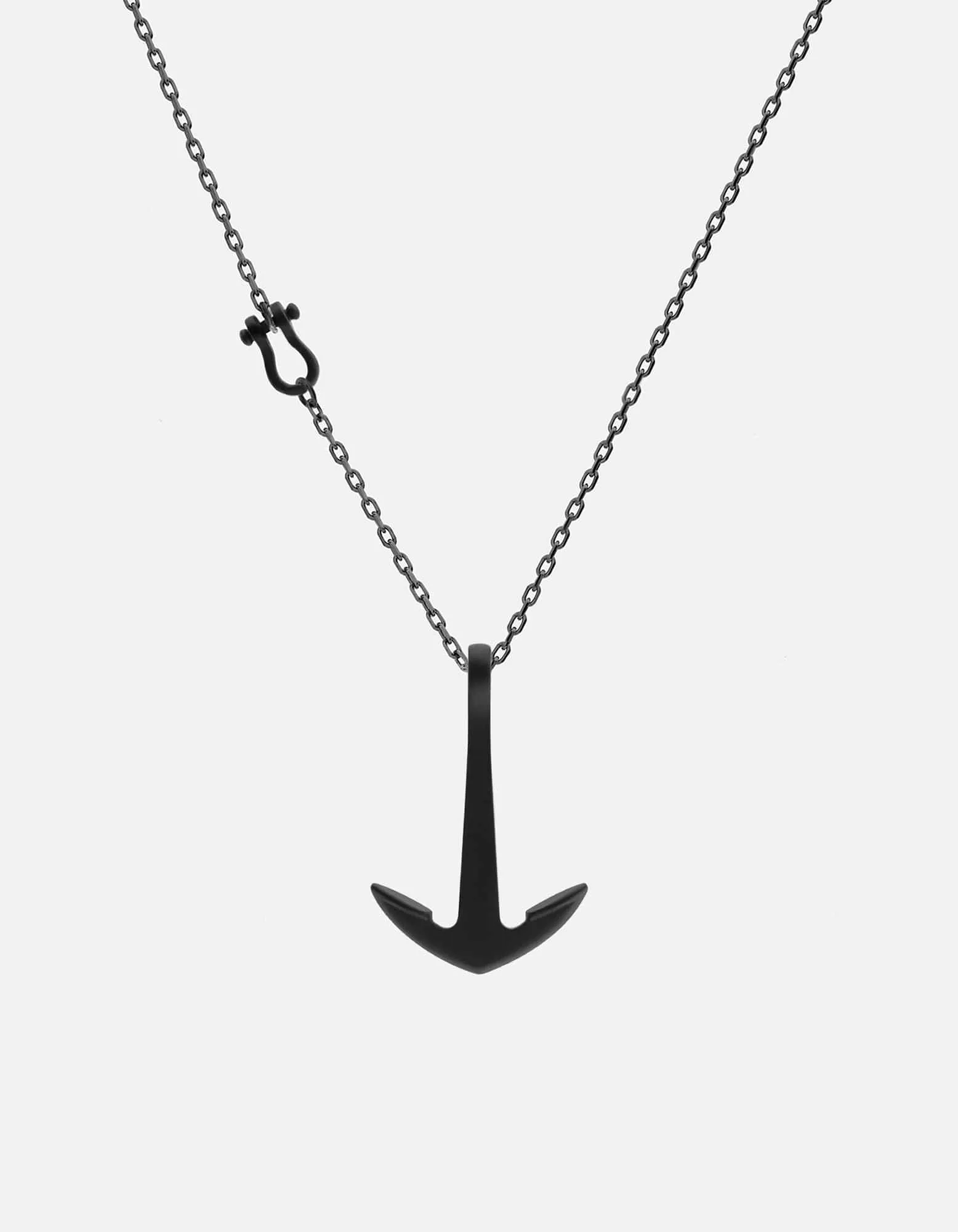 Anchor Necklace, Noir