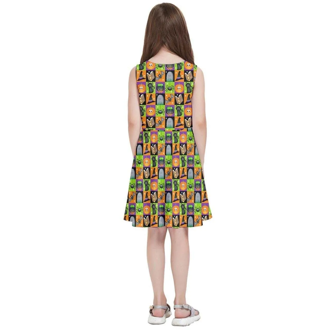 BLACK MAGIC Kids' Skater Dress