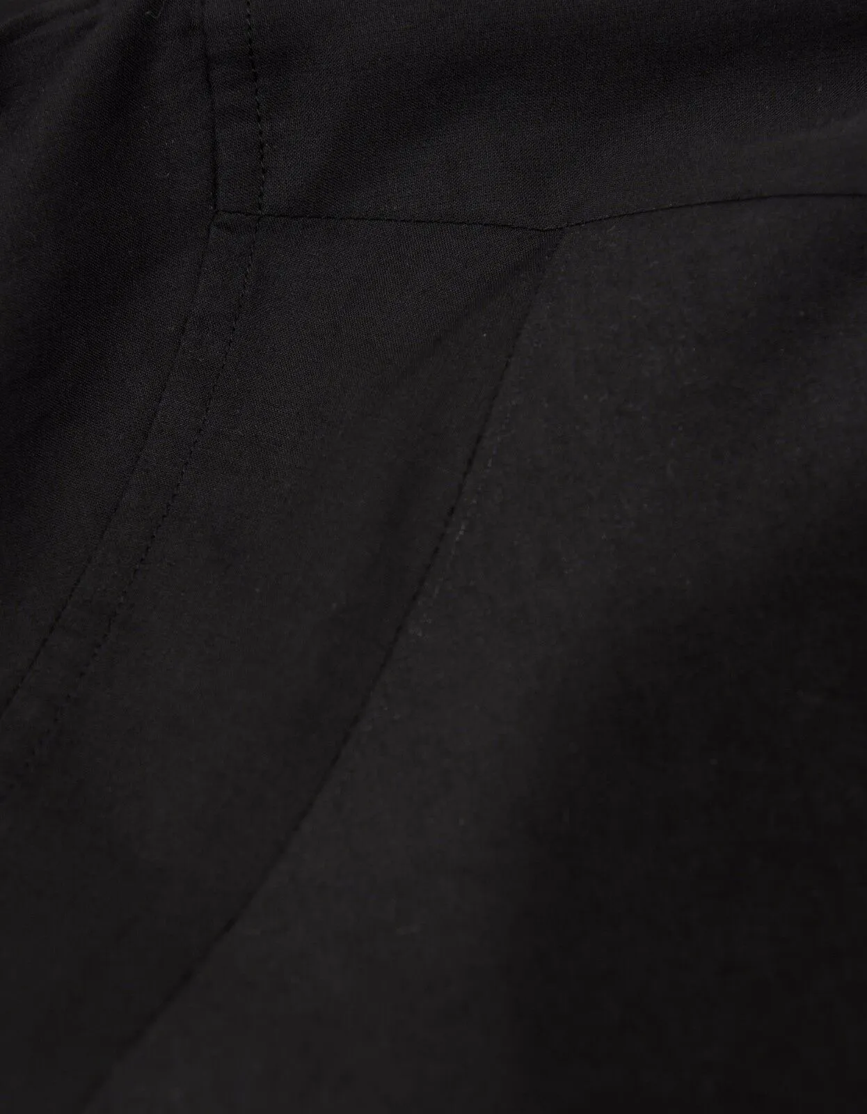 Black Slim-Fit Shirt with Bib
