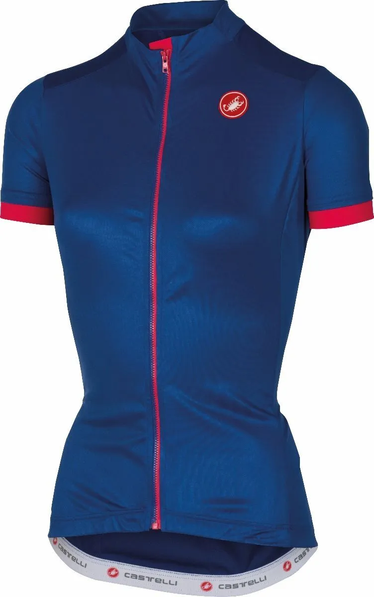 Castelli Women's Anima 2 Jersey FZ - Blue
