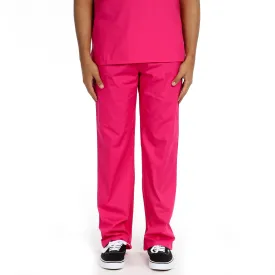 Dickies Unisex Drawstring Scrub Pant - Hot Pink