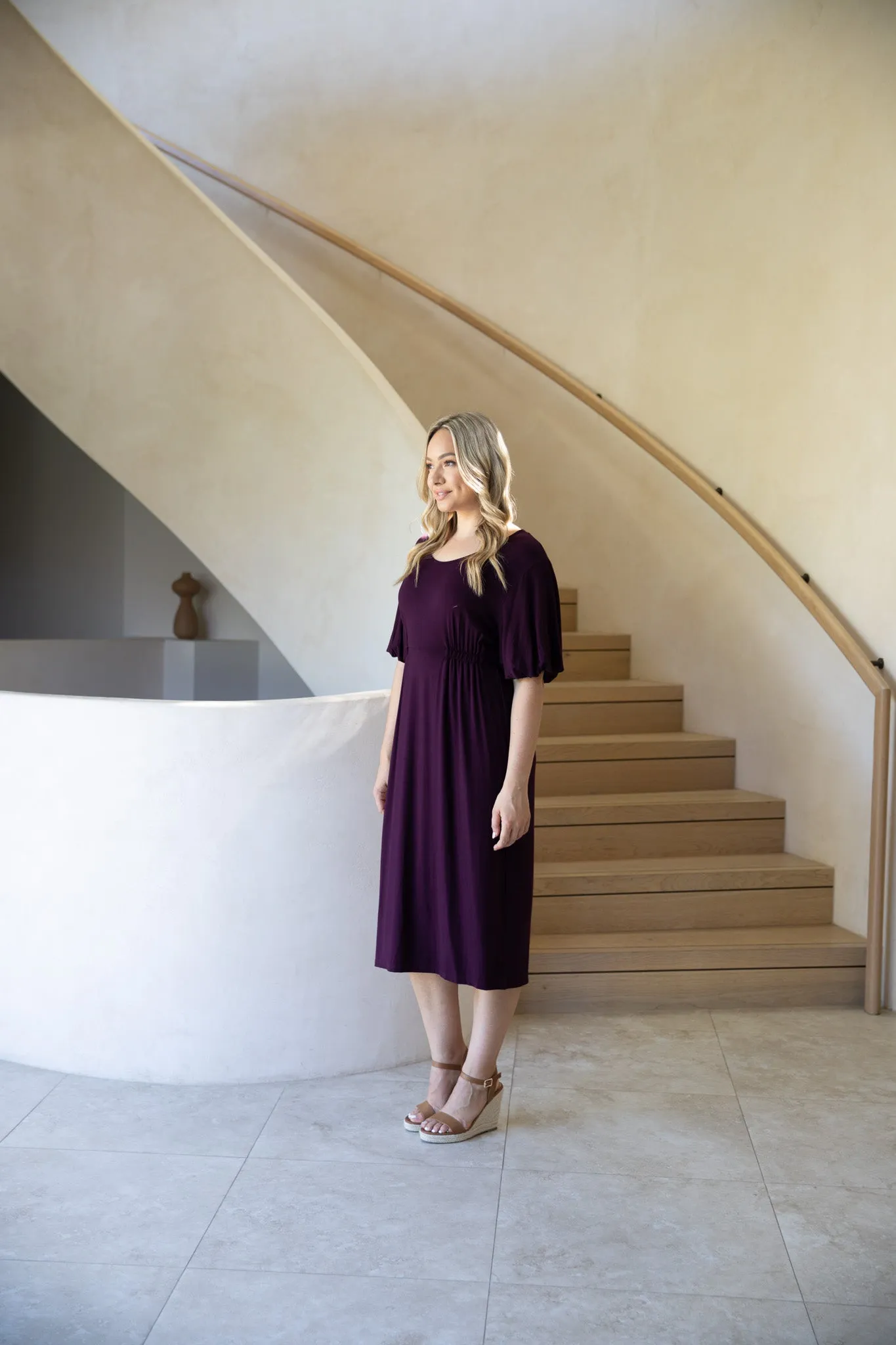 FINAL SALE Farrow Dress in Berry