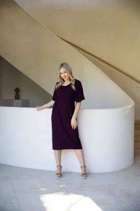 FINAL SALE Farrow Dress in Berry