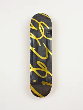 Grind Supply Co - ’dub’ - Team Series 2024 - Skateboard Deck - Black & Gold 9.00 x 14.4 x 32.75