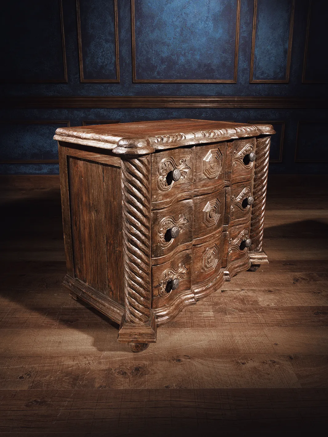 Jason Scott Southern Twist 3 Drawer Bedside Chest