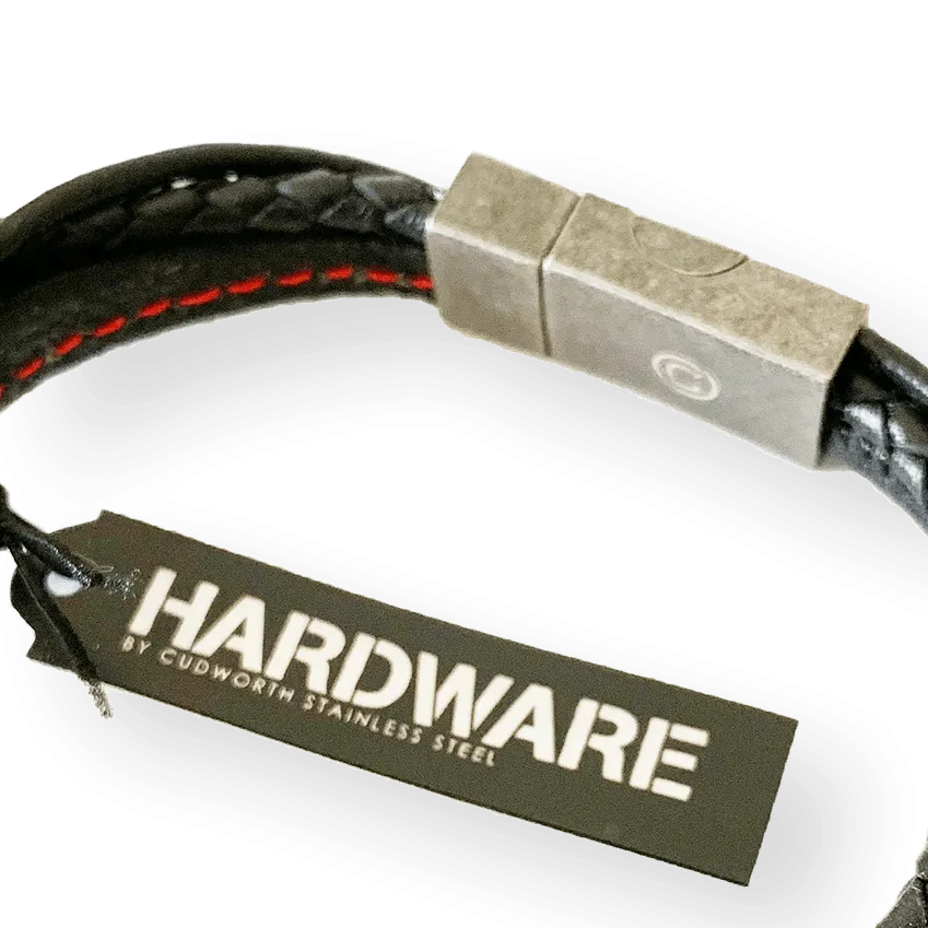 Leather Bracelet-Black-630-95
