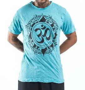 Sure Design Men's Infinitee Ohm T-Shirt Turquoise