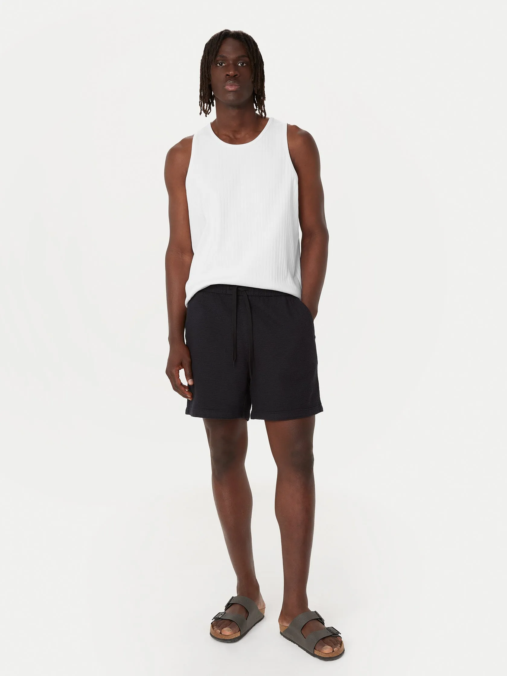 The Ribbed Tank in Bright White