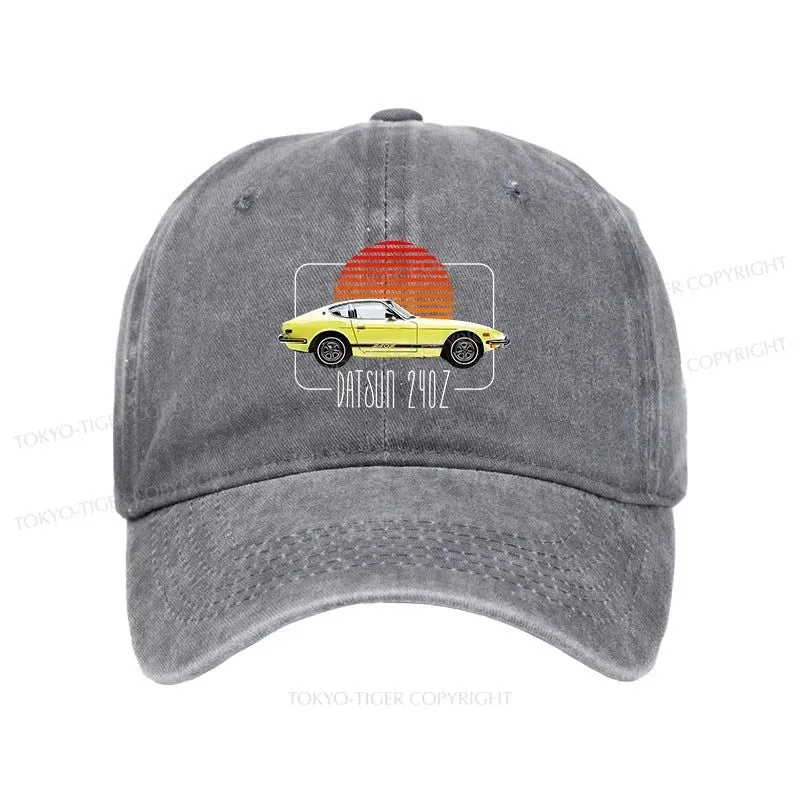 Tokyo-Tiger  Datsun 240Z Retro Classic Car Washed Cap